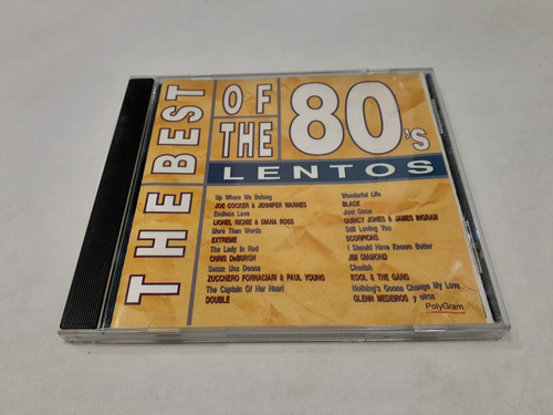 The Best Of The 80's Lentos, Varios Cd 1996 Nacional Ex 8/10
