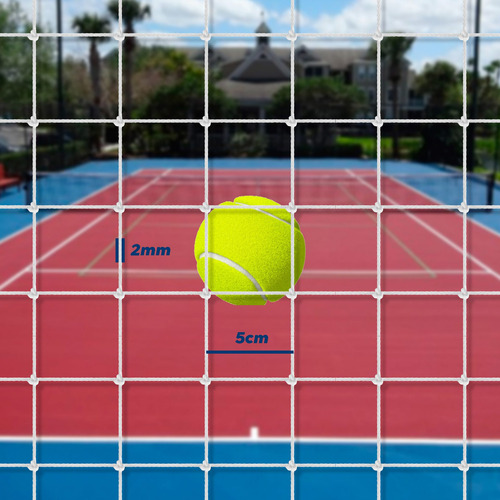 Rede Proteção Quadra / Campo 15x20m Fio 2mm Malha 5cm Nylon