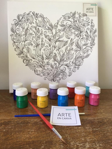 Canva Corazón Mandala