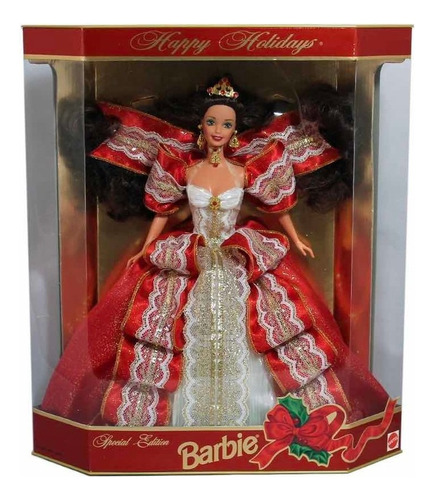 Muñeca Barbie Happy Holidays 1997 Edicion Especial 30 Cm