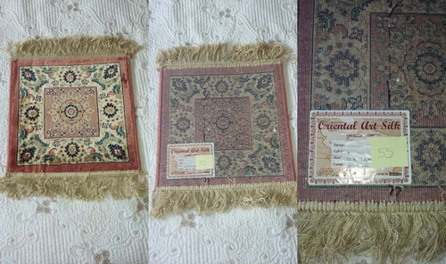 Carpeta Alfombra Belga De Calidad 35x35 Cm Oriental Art Silk