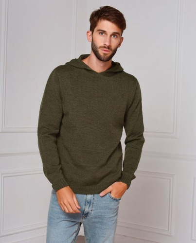 Sweater Pulóver Con Capucha Mauro Sergio Sirio Hombre