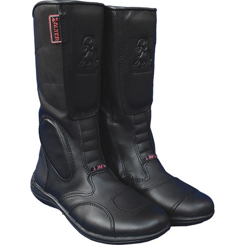 Botas Cuero Mujer Con Protecciones Alter Joy En Devotobikes