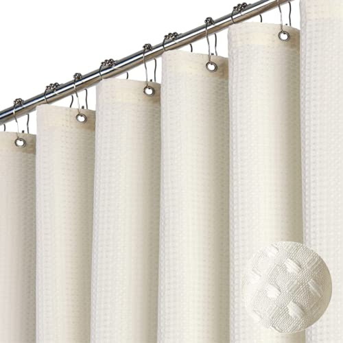 Cortinas Para Baños Dynamene Cortina De Ducha De Tela, 53.9