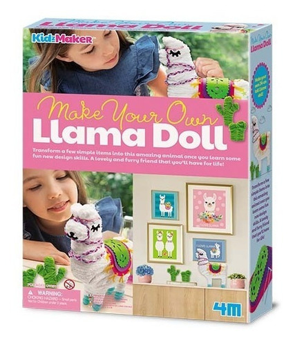 Kit Diseño Llama Mascota Manualidades Niñas Niños