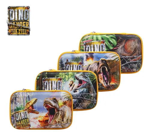 Cartuchera Lsyd Dino Ranger Rigida Dinosaurios