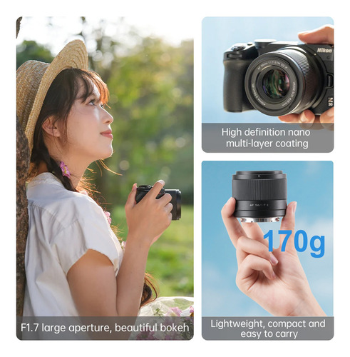 Lente Viltrox Af 56 Mm F1.7 E-mount Aps-c Stm Para Sony