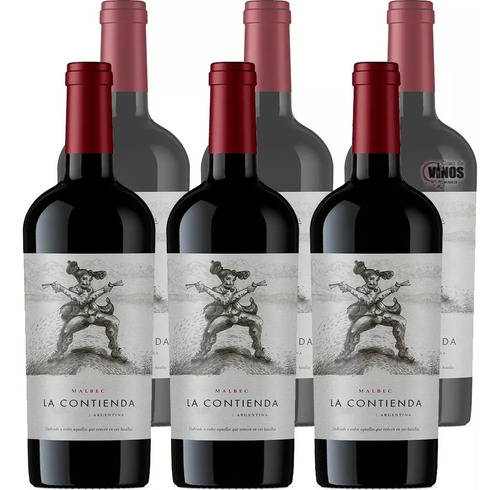 Vino La Contienda Malbec San Rafael 750ml Caja X6