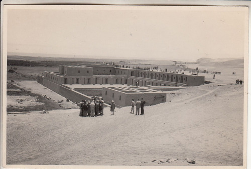 Peru 1947 Fotografia Real De Las Ruinas De Pachacamac 