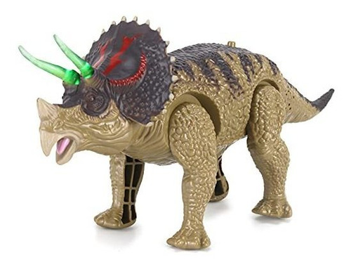 Electrónica De Juguete De Dinosaurio Triceratops Que C...