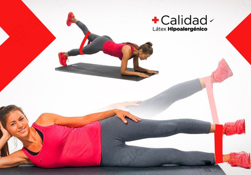 Imagen 9 de 10 de Kit 3 Bandas Elasticas Circular Medium + Hard + Extra Hard