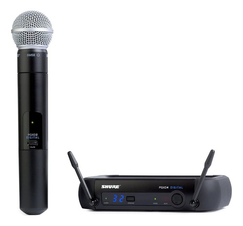 Sistema Inalámbrico Shure Pgxd Con Micrófono Sm58 Digital 