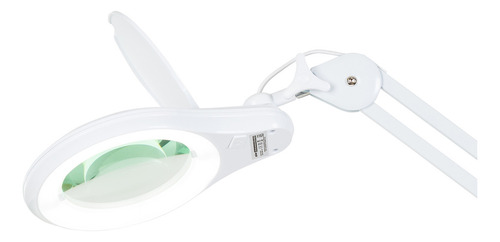 Lupa de bancada estetica led com dimmer Solver HL410 Branco