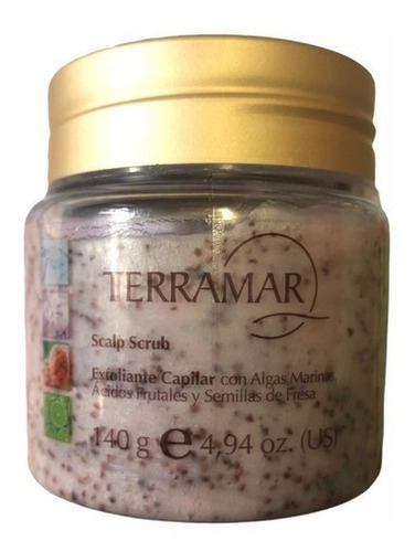 Terramar Exfoliante Capilar Con Algas Y Semillas De Fresa