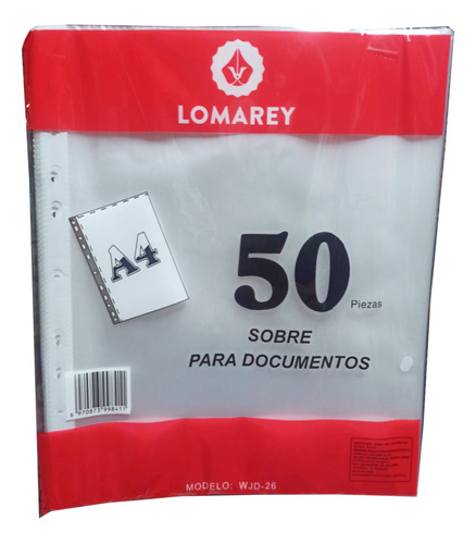 Protector De Hojas Transparente Paquete Con 100 Piezas