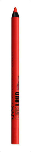 Delineador De Labios Line Loud Hot Sauce Nyx Professional Color Rebel In Red Serrano