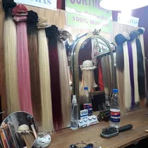 Comprar Cortinas De Cabello 100% Natural De 21 Cm De Ancho Y 60 Cm