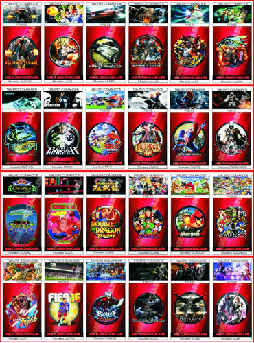 Imagen 9 de 10 de Multijuegoarcade Slim Lcd 5300 Juegos Mame 2 Jugadores
