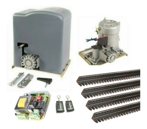 Kit Motor Vivaldi Corredizo 800k Con 4 M Crm 1 1/4   Angulo