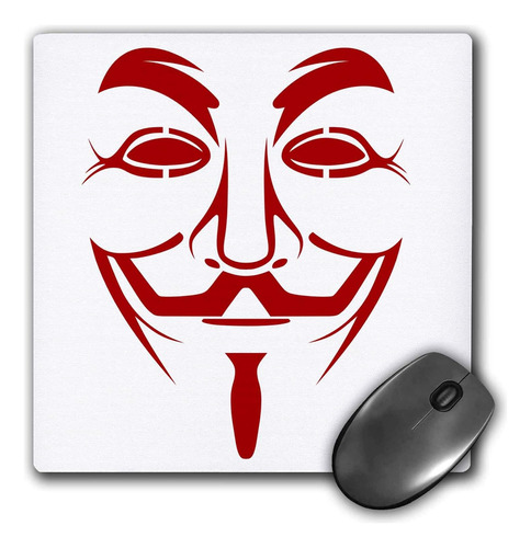 Alfombrilla De Raton 3drose Anonymous Mask Pc Hacker Data...