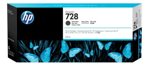 Cartucho Hp 728 Preto Fosco 300ml F9J68A