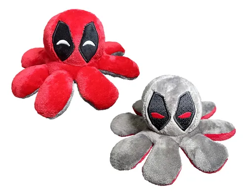 EVANJ Peluche de Pulpo Reversible, Bonitos Juguetes de Peluche muñeco  Vibrante de Doble Cara el Pulpo Reversible …