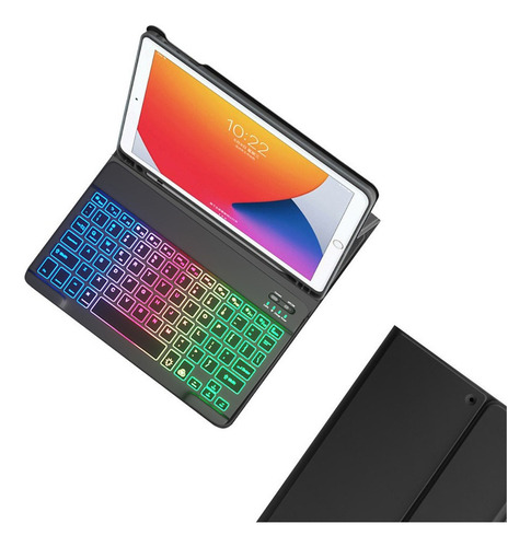 Funda Con Teclado Rainbow For iPad Air 4/air 5 De 10,9