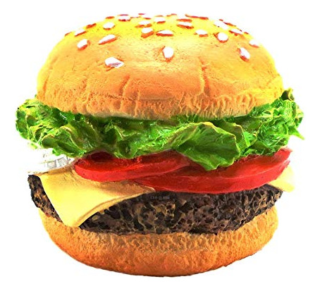 Imán 3d De Resina Para Nevera Fast Food Meat Cheat Hamburge 