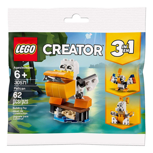 Creador Lego 30571 Pelikan Polybag, 5-7 Años