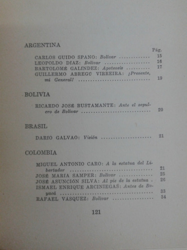 Imagen 2 de 6 de Poetas De America Cantan A Bolivar * Varios Poetas *