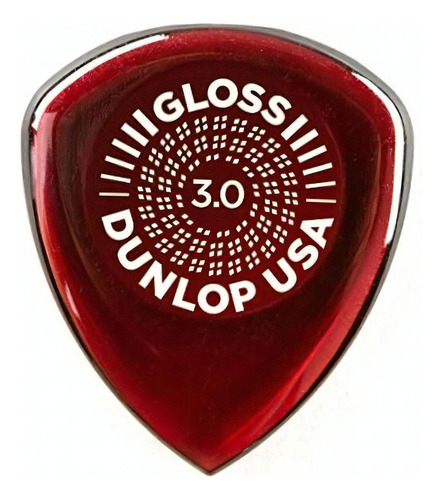 Puas Jim Dunlop 550p300 Flow Gloss 3.0mm Pack X3 Color Bordó
