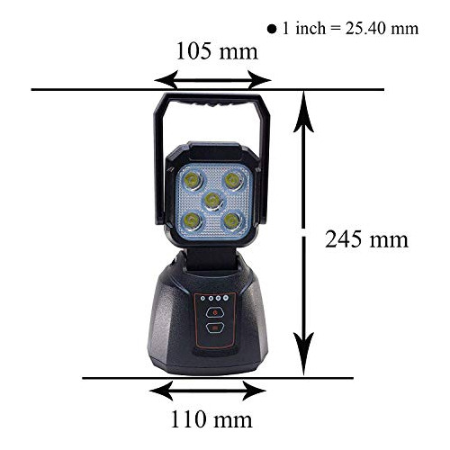 Pa Led 1 Indicador De Potencia 20w Led 2000 Lúmenes Wvf6w