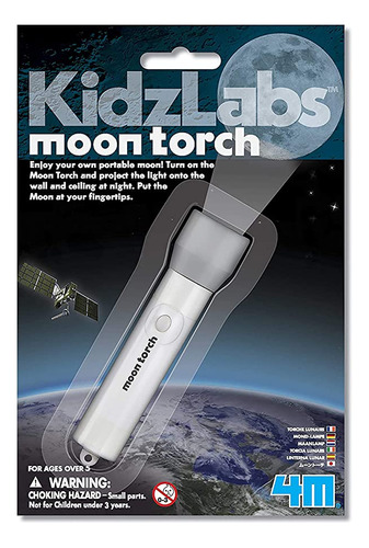 4m  Kidzlabs - Proyector De Antorcha De Luna, Astronomía, .