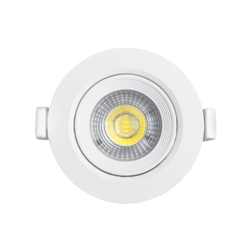 Pack 10 Spot Embutir Led Cob 3w Macroled Extra Chato Pvc