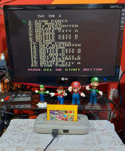 50 Em 1 Games Dynavision, Dynacom, Famicom, Polystation Leia (Usado)