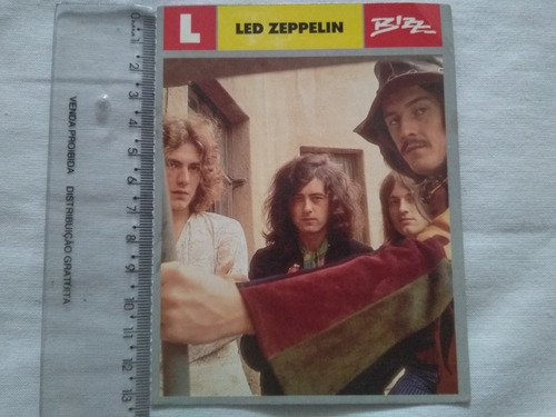 Figurinha Led Zeppelin 14x10cm