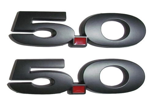 Par Emblemas Emblema 5.0 Ford Mustang Accesorio Clasico