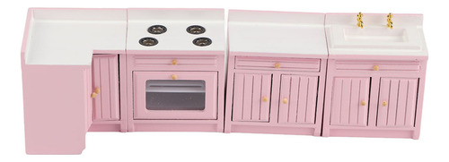 Mueble De Cocina Doll House, Accesorio En Miniatura 1:12