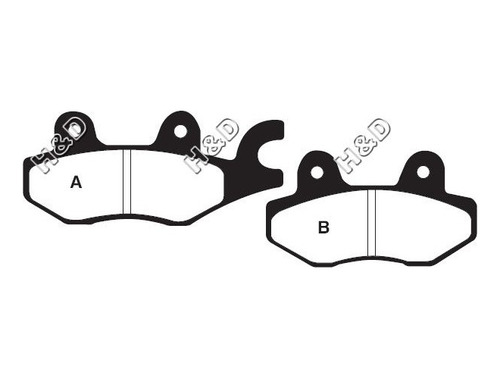 Pastillas Freno Kawsaki / Kymco / Peugeot / X3m - Hd 97 Fas