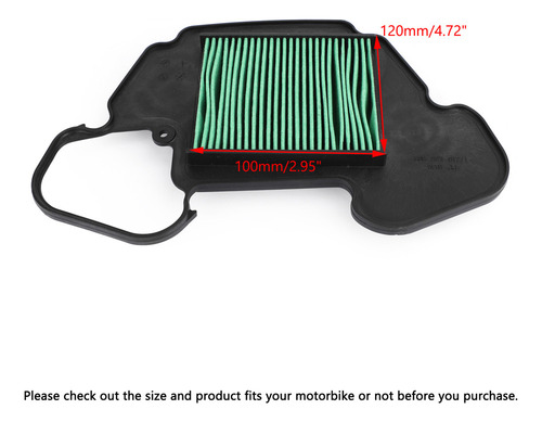 Wh1 Filtro De Aire Para Honda Msx125 Grom 125 13-19