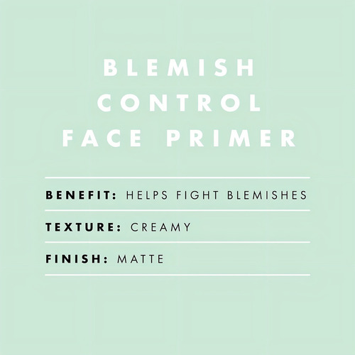 Imprimador facial Elf, Blemish Control, controla las erupciones, las imperfecciones, el tono de imprimación blanco