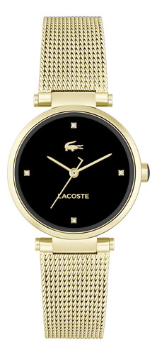 Lacoste Reloj Para Orba Mujer 2001336 Dorado 30mm