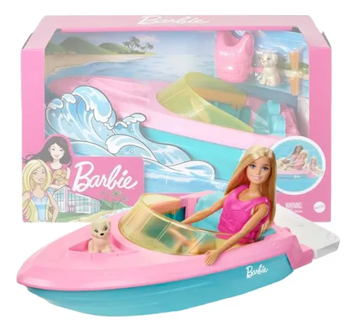 comprar Barco Barbie Brinquedos Passeio Lancha Boneca E Acessórios