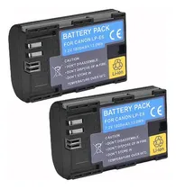 Comprar 2 X Batería Lp-e6 Para Canon Eos 60 6 D 7 D 70 5 D Mark Ii I