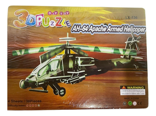 Apache Armado De Helicóptero Para Niños 1 - Ah-64