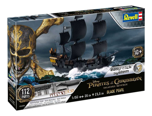 Revell Easy-click Pérola Negra Piratas Do Caribe 1/150 05499