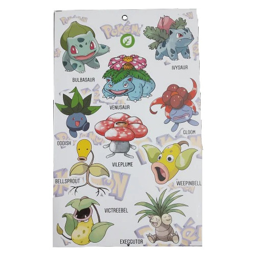 Pokemon - Stickers Pvc - Bulbasour Vileplume Victreebel