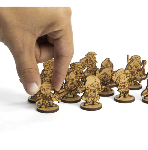 Kit De Miniaturas Funko Personagens Para Rpg D&d Em Mdf