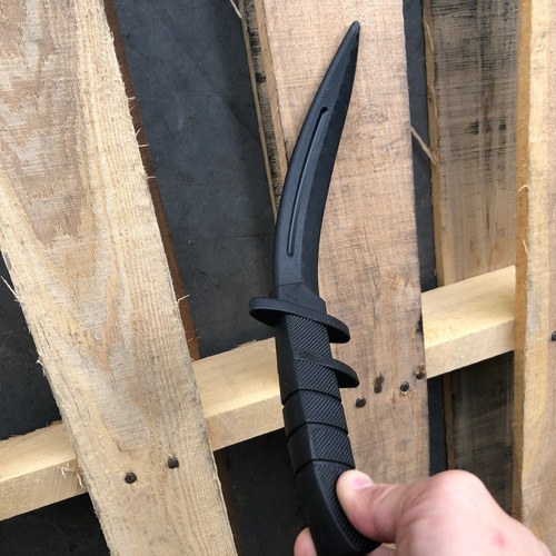 Imagen 8 de 10 de Cuchillo De Entrenamiento Sin Filo De Caucho Flexible 3201