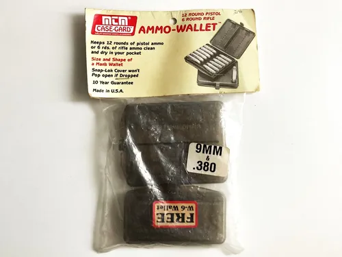 Estuche Petaca Caja Balas Municiones Mtm Usa Cal 9mm & .380
